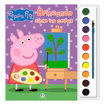 Livro com Aquarela Peppa Pig - Brincando com as Cores Ciranda Cultural
