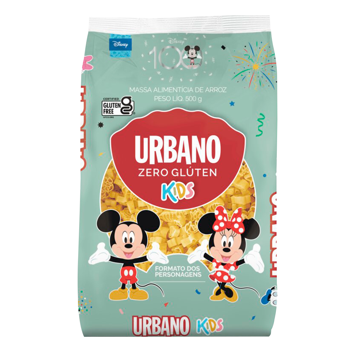 Macarr&atilde;o Zero Gl&uacute;ten Personagens Urbano Kids Pacote 500g