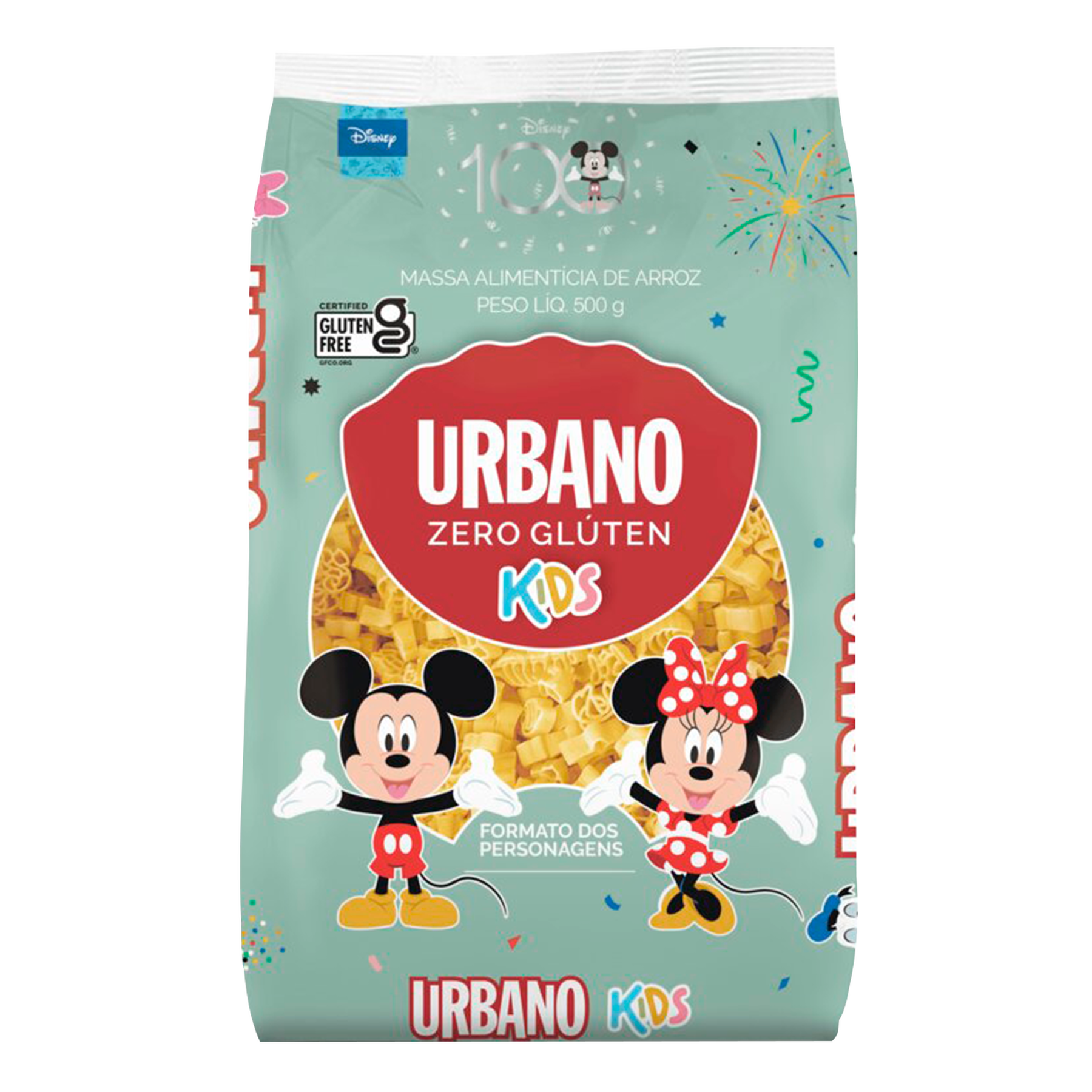 Macarr&atilde;o Zero Gl&uacute;ten Personagens Urbano Kids Pacote 500g