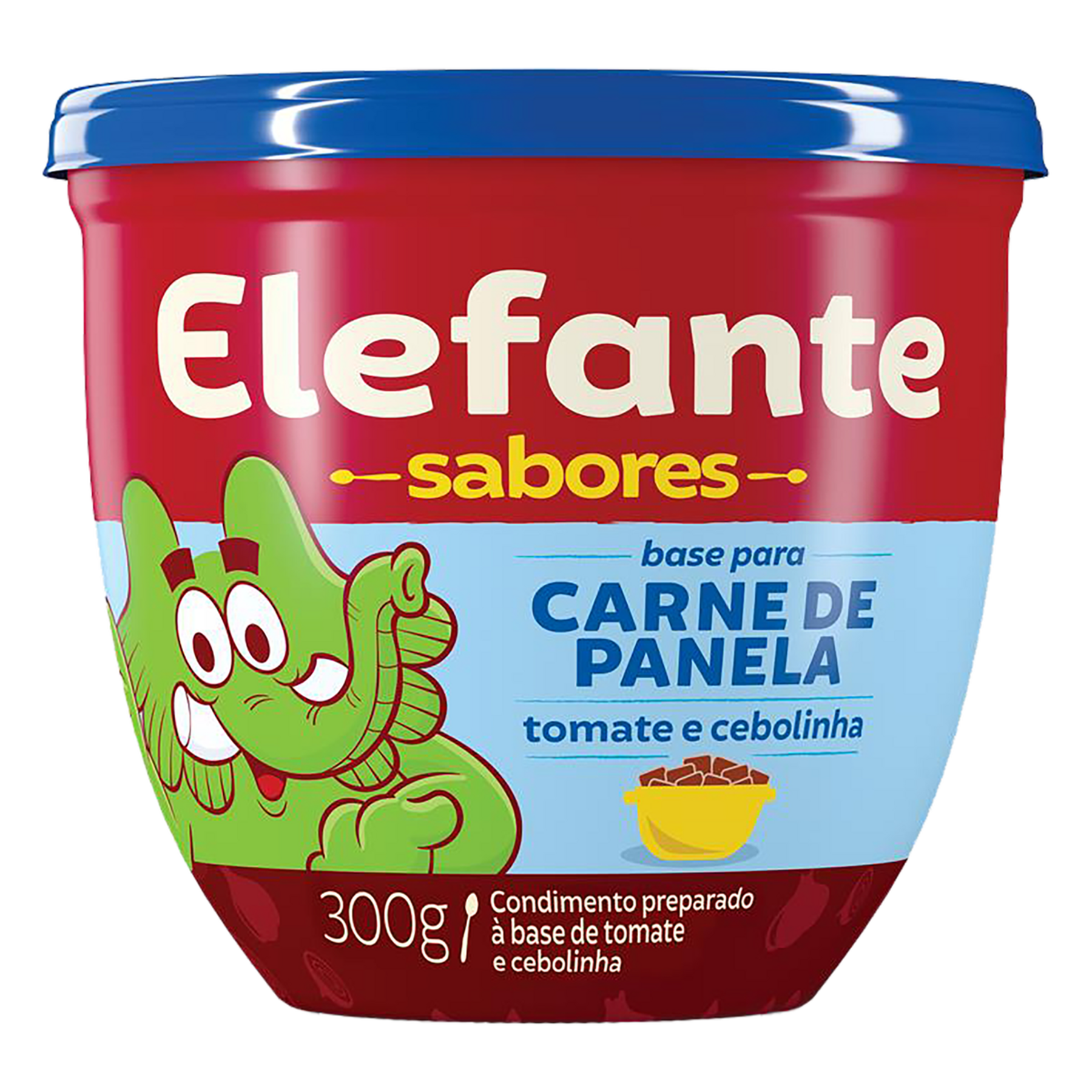Extrato de Tomate Carne de Panela Elefante Pote 300g