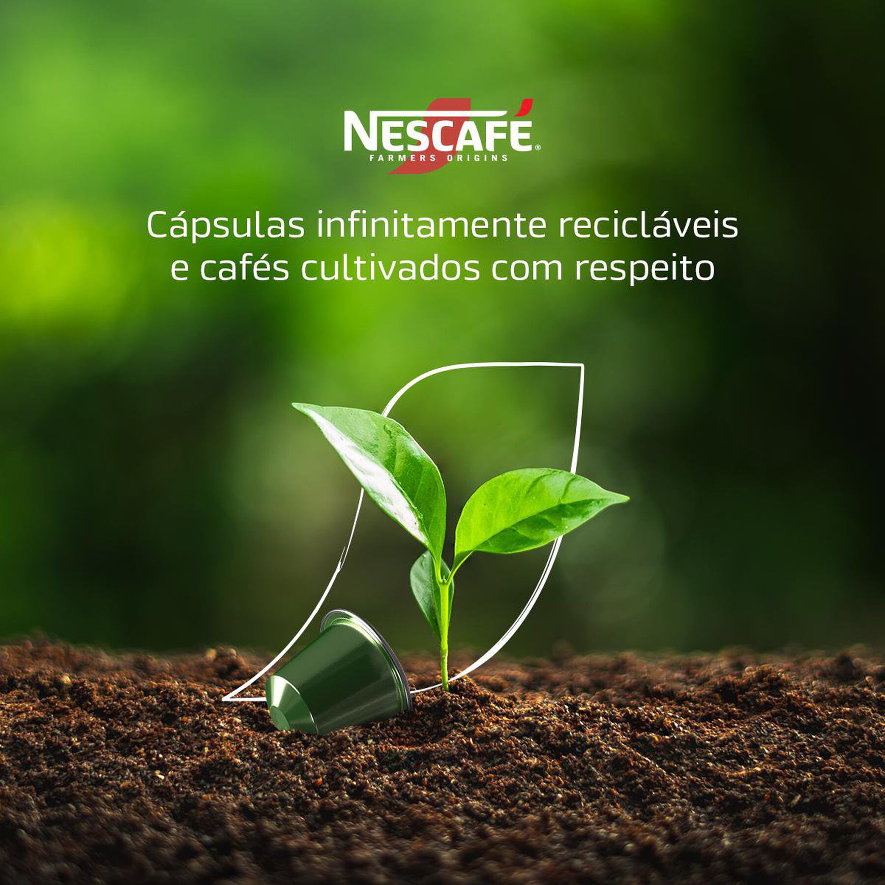 Caf&eacute; em C&aacute;psula Nescaf&eacute; Farmers Origins Brazil 10 C&aacute;psulas 44 g