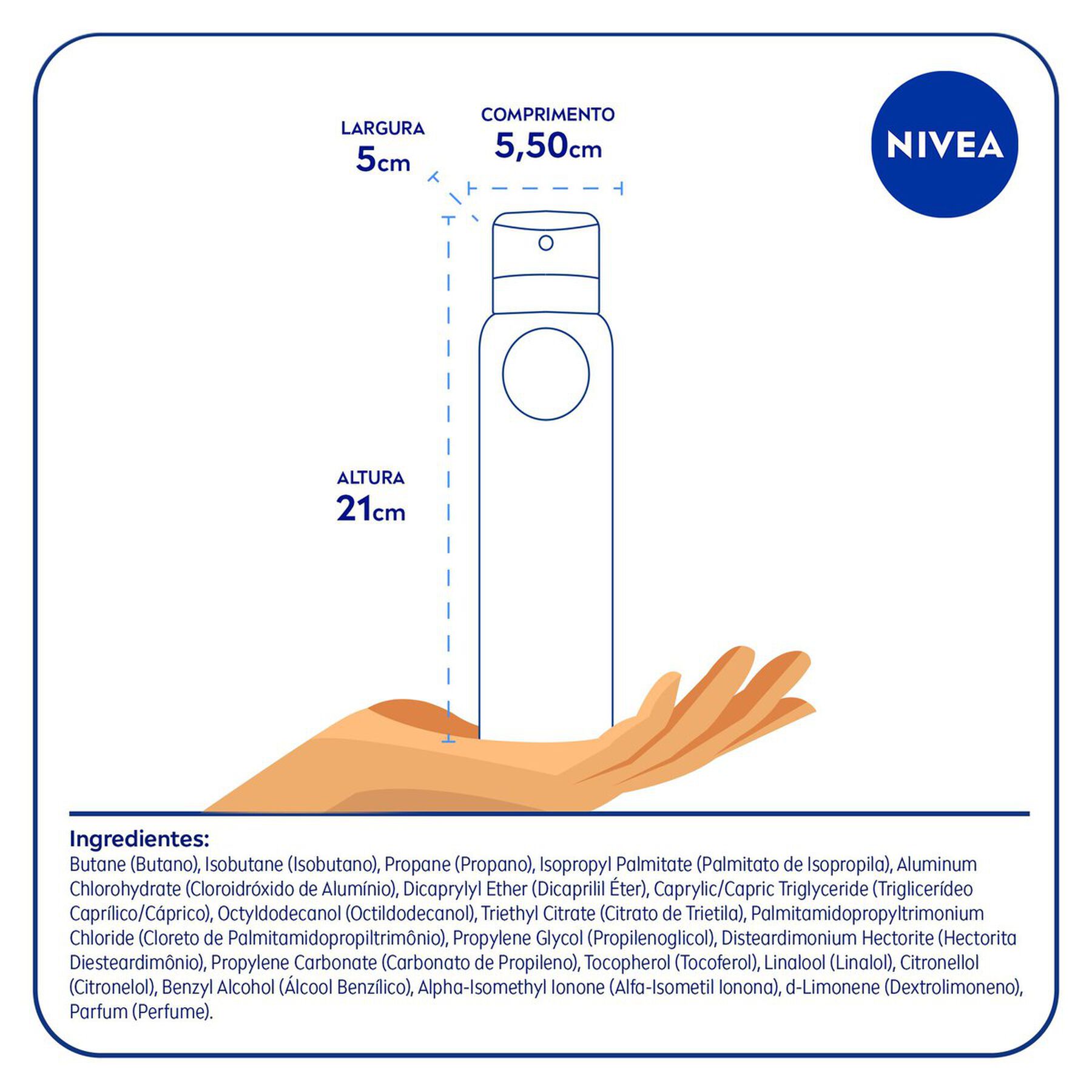 Antitranspirante Aerossol Black e White Invisible Clear Nivea 200ml - Embalagem Econômica