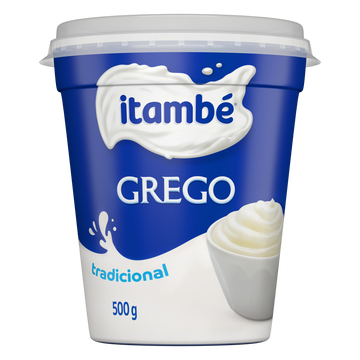 Iogurte Integral Grego Tradicional Itambé Pote 500g