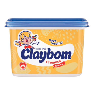 Margarina Cremosa com Sal Claybom Pote 500g