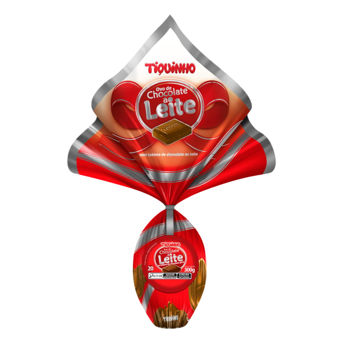 Ovo de P&aacute;scoa ao Leite N20 Tiquinho 300g