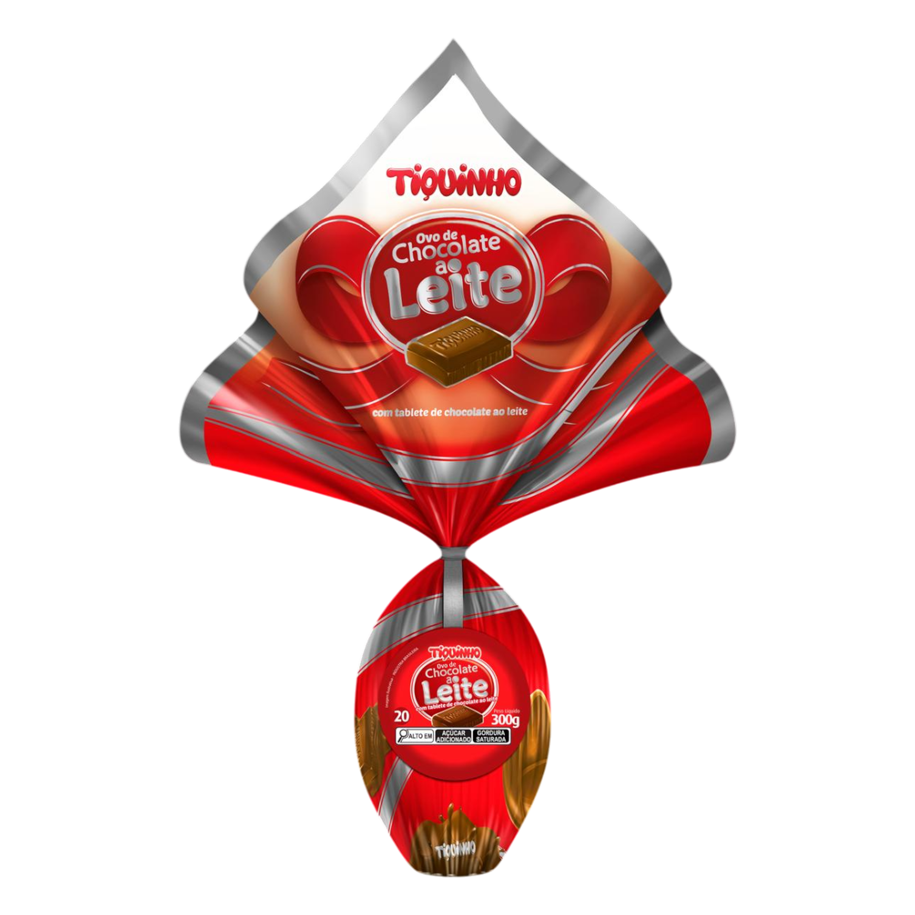 Ovo de P&aacute;scoa ao Leite N20 Tiquinho 300g
