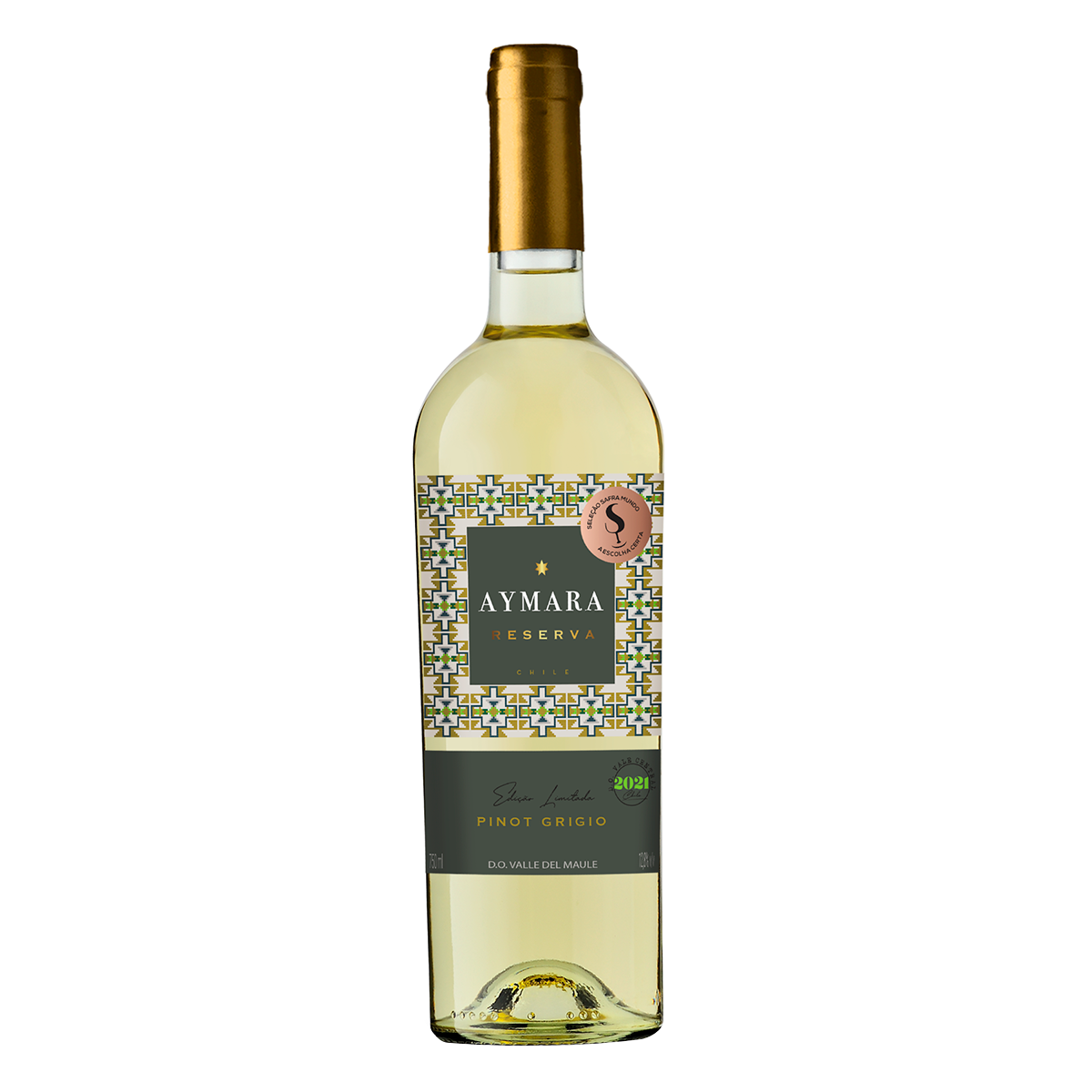 Vinho Branco Pinot Grigio Reserva Aymara Garrafa 750ml