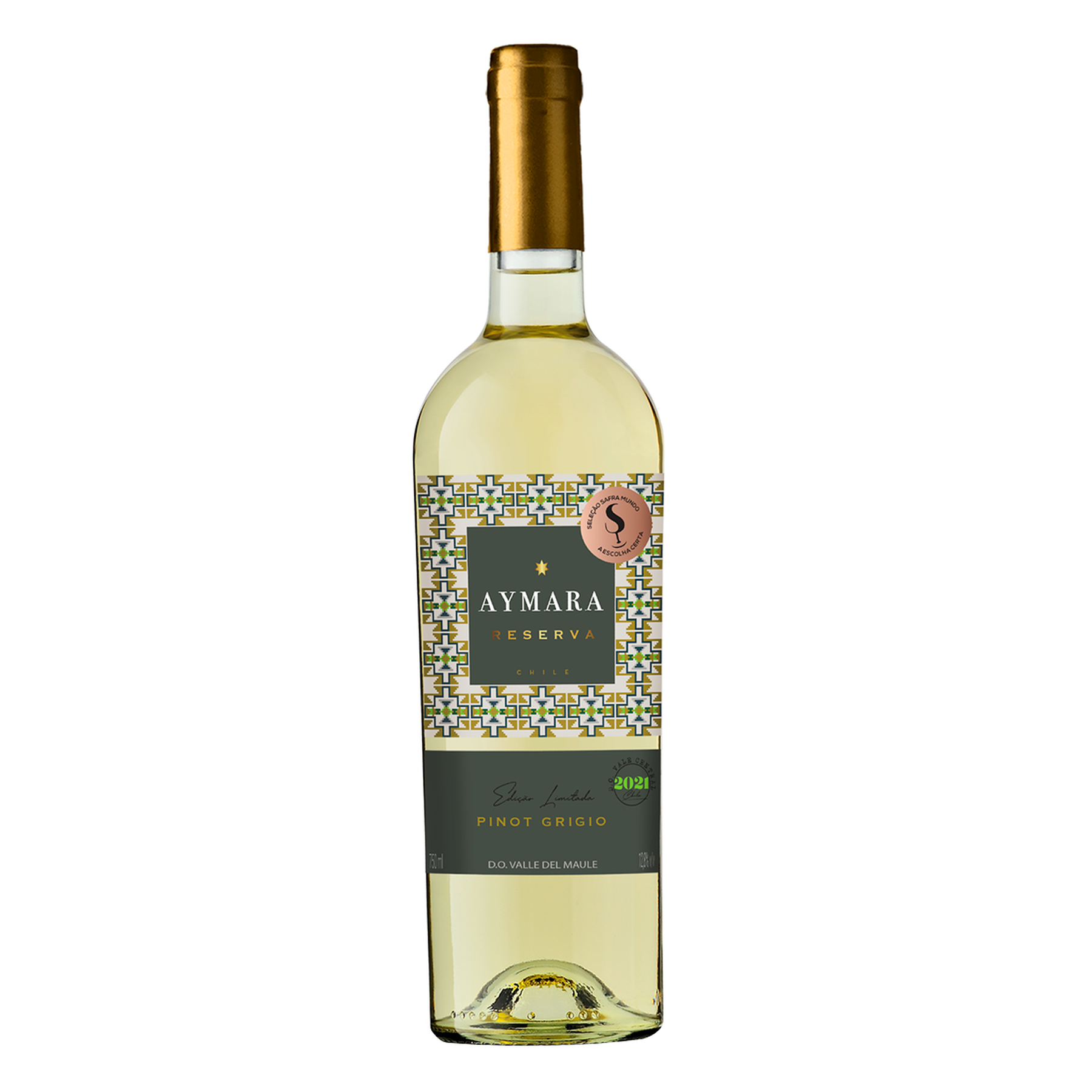 Vinho Branco Pinot Grigio Reserva Aymara Garrafa 750ml