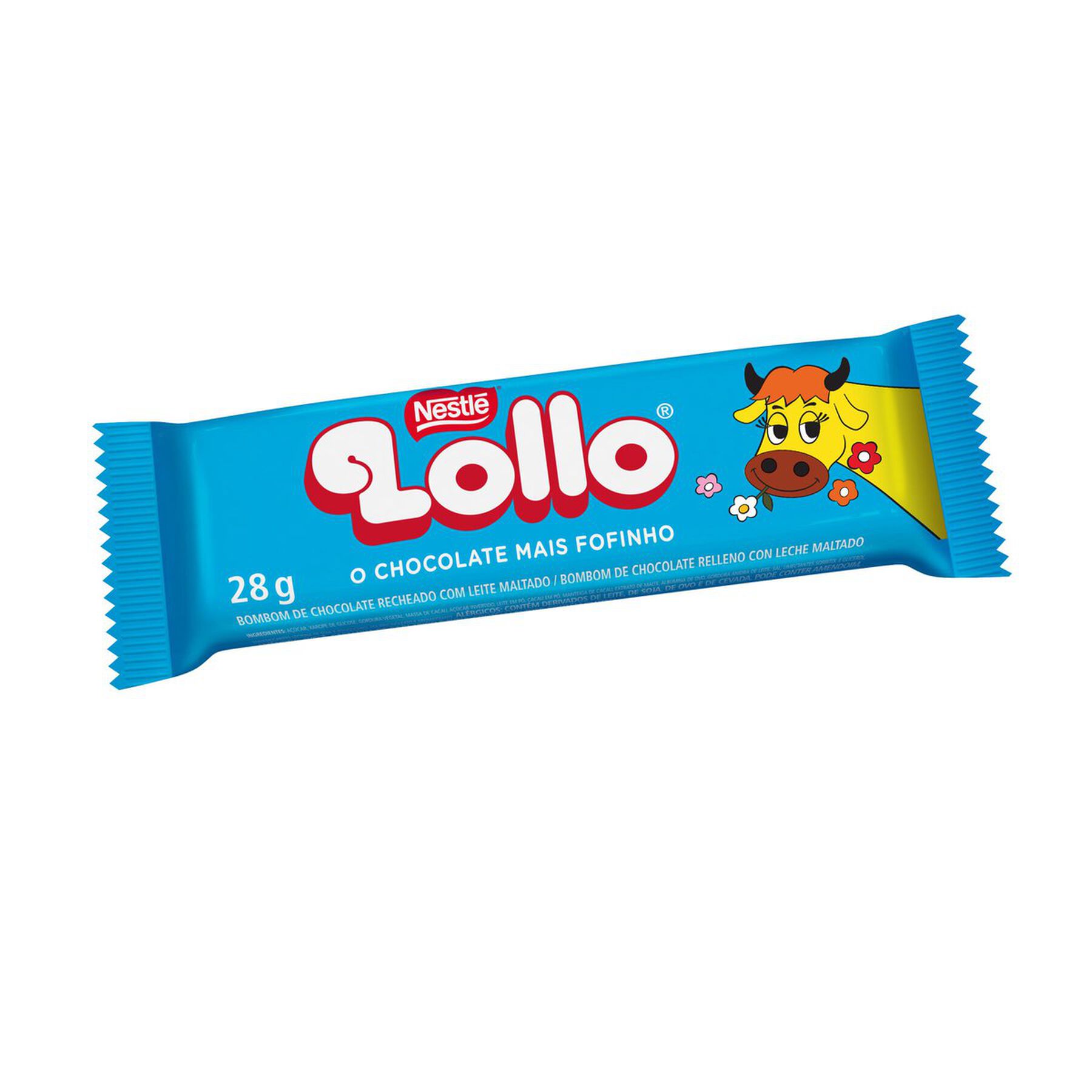 Bombom Chocolate Recheio Leite Maltado Lollo 28g
