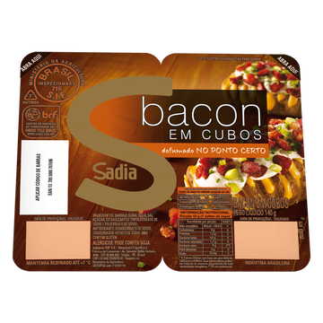 Bacon Defumado em Cubos Sadia 140g