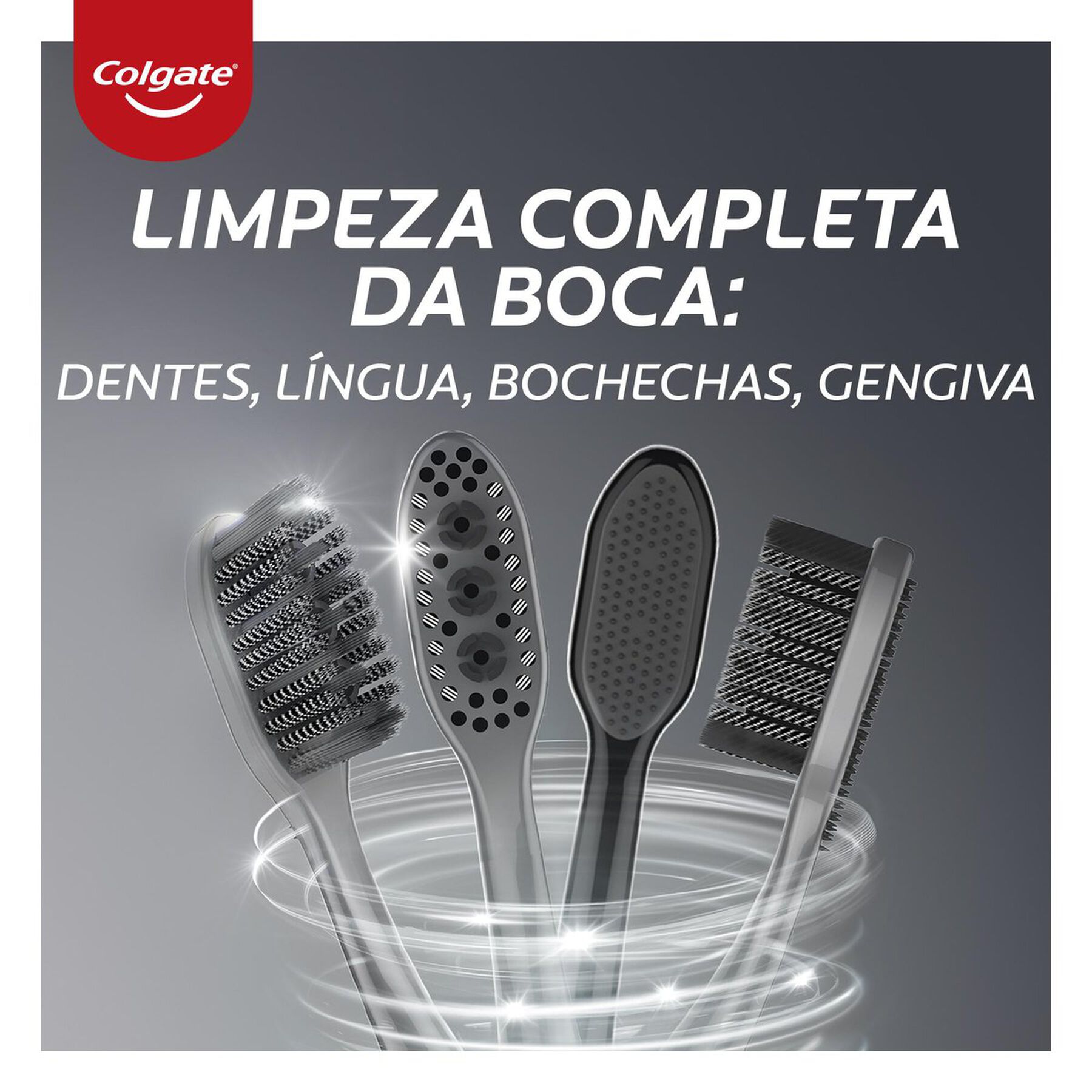 Pack Escova Dental Macia Black Colgate 360° 2 Unidades