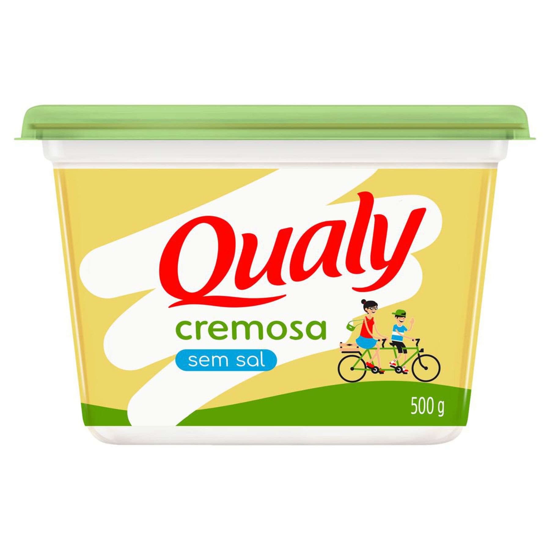 Margarina Cremosa sem Sal Qualy Pote 500g 
