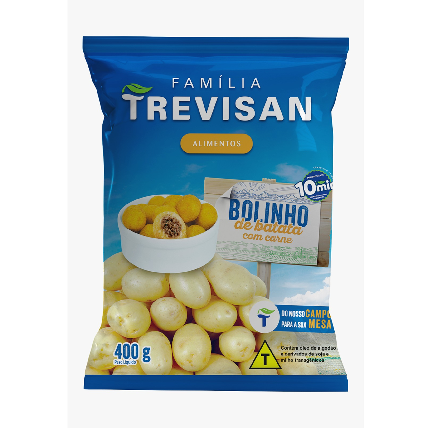 Bolinho de Batata com Carne Trevisan Pacote 400g
