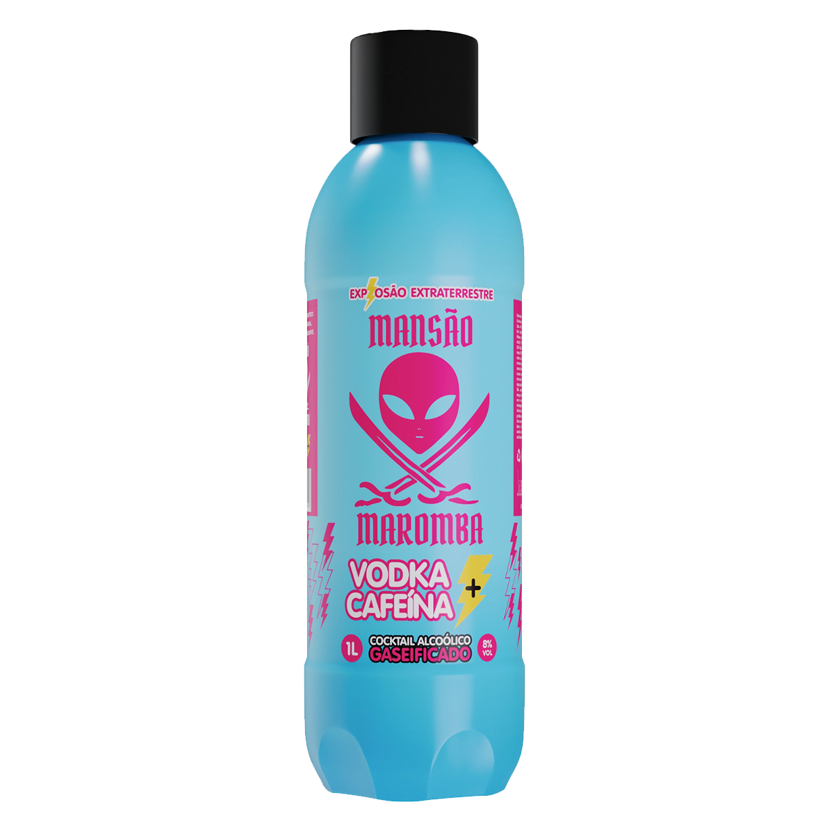 Bebida Mista Vodka + Cafe&iacute;na Mans&atilde;o Maromba Garrafa 1l