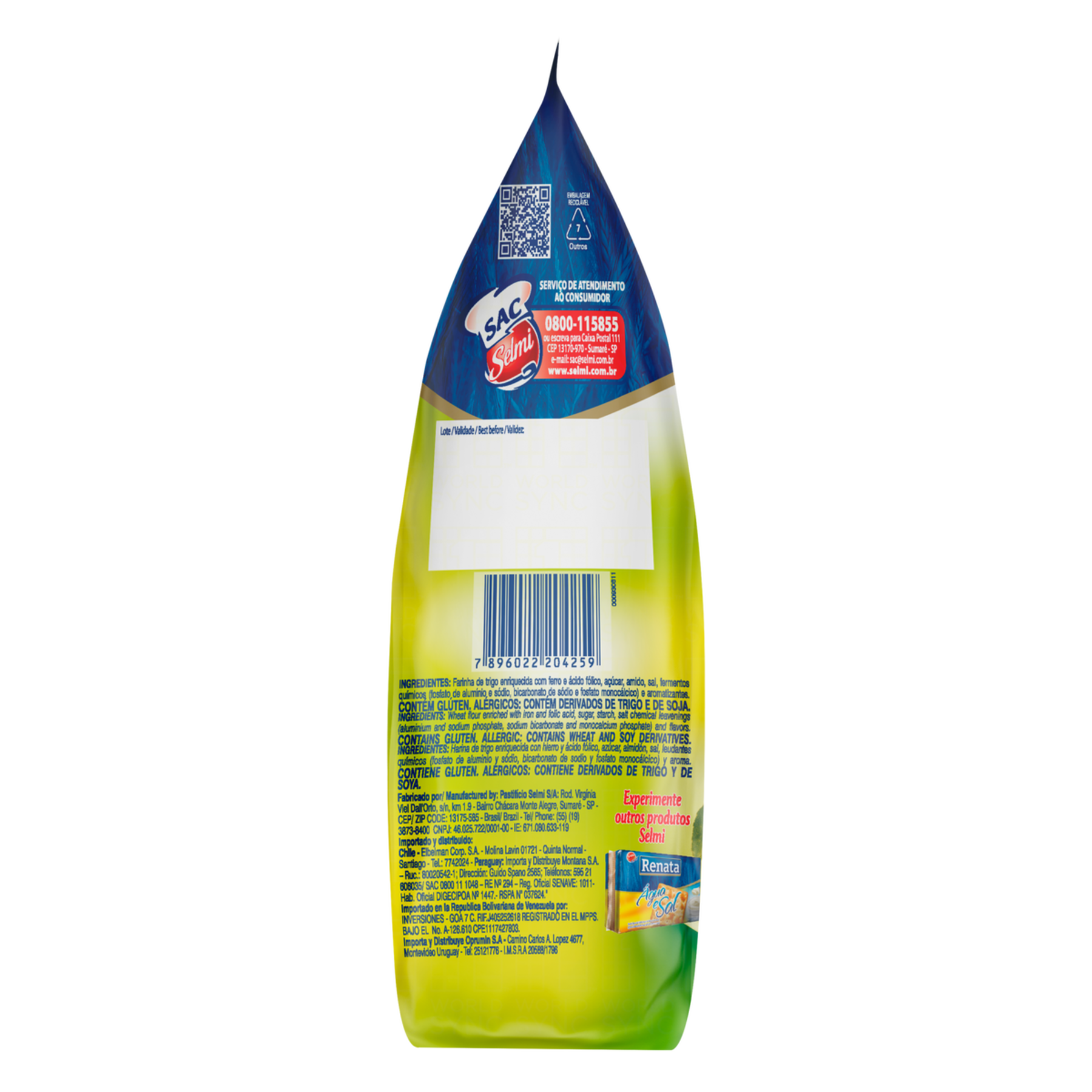 Mistura para Bolo Limão Renata 400g