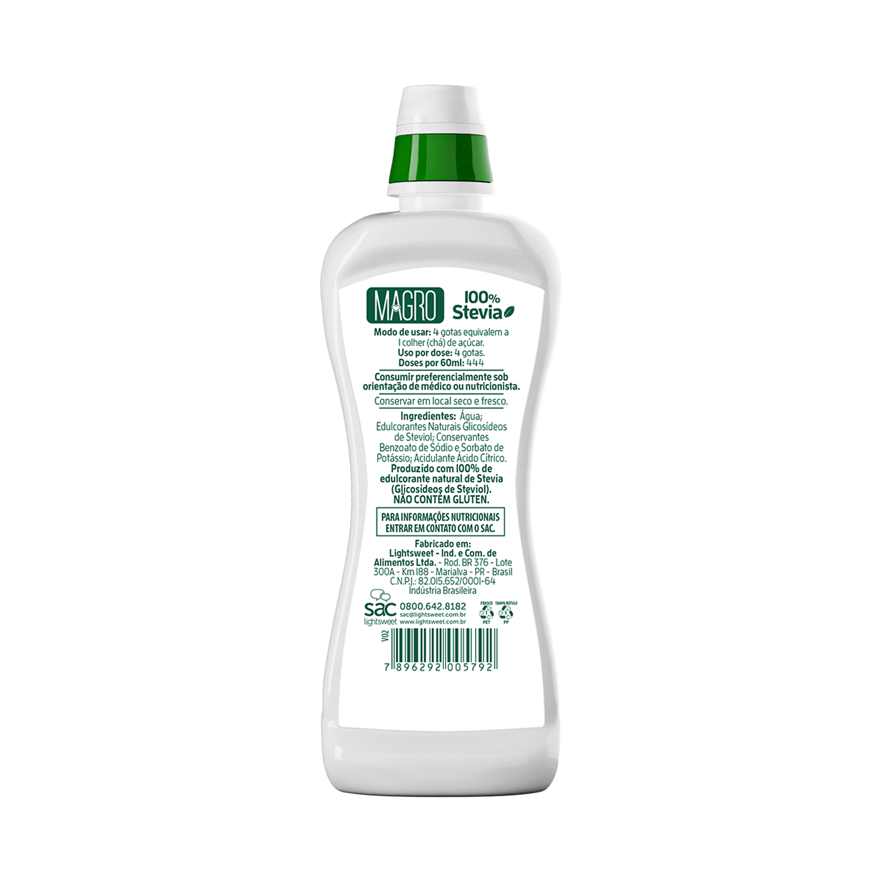 Adoçante Líquido Magro Frasco 200ml