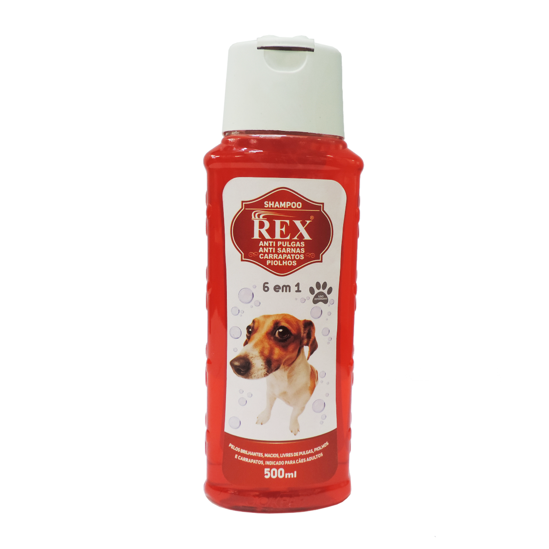 Shampoo Rex Anti Pulgas 6 em 1 Baw Waw 500ml