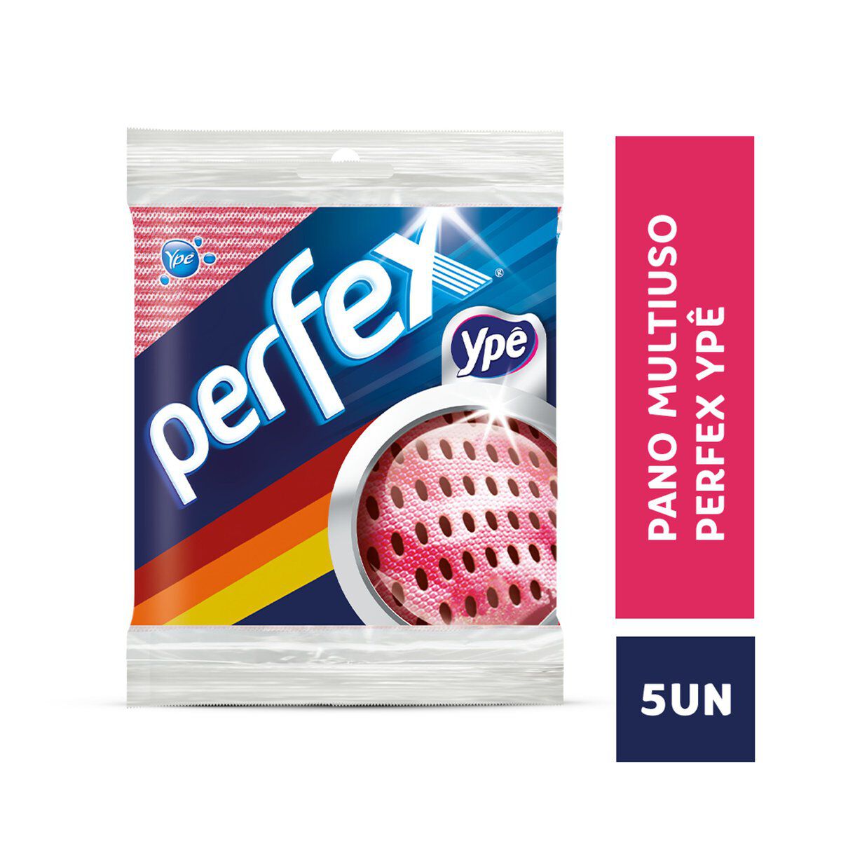 Pano Multiuso Rosa Perfex C/5 Unidades