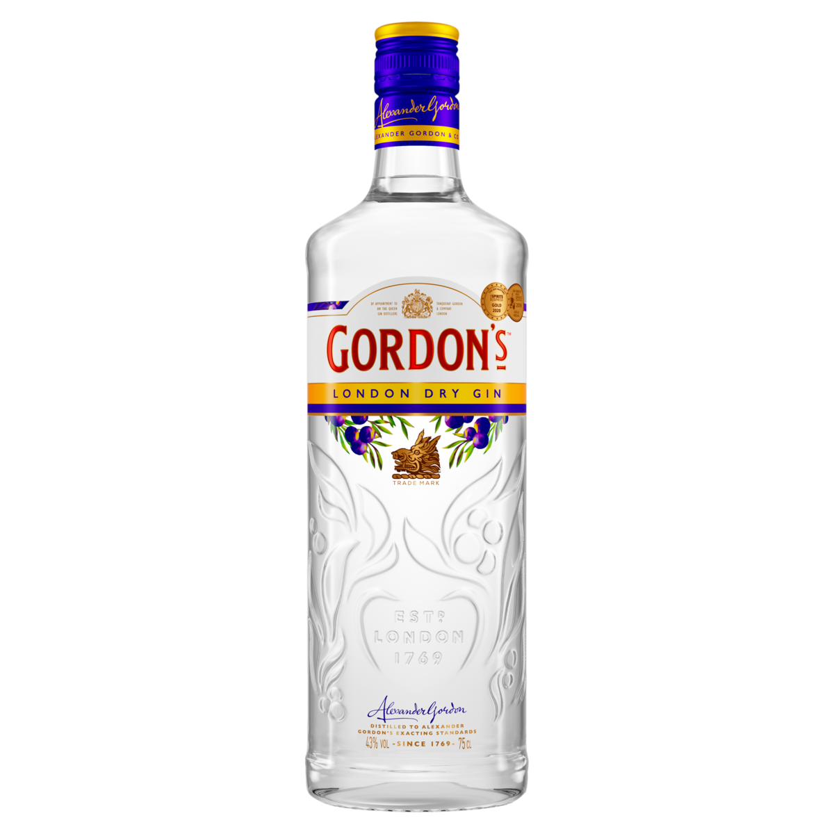 Gin London Dry Gordon's Garrafa 750ml