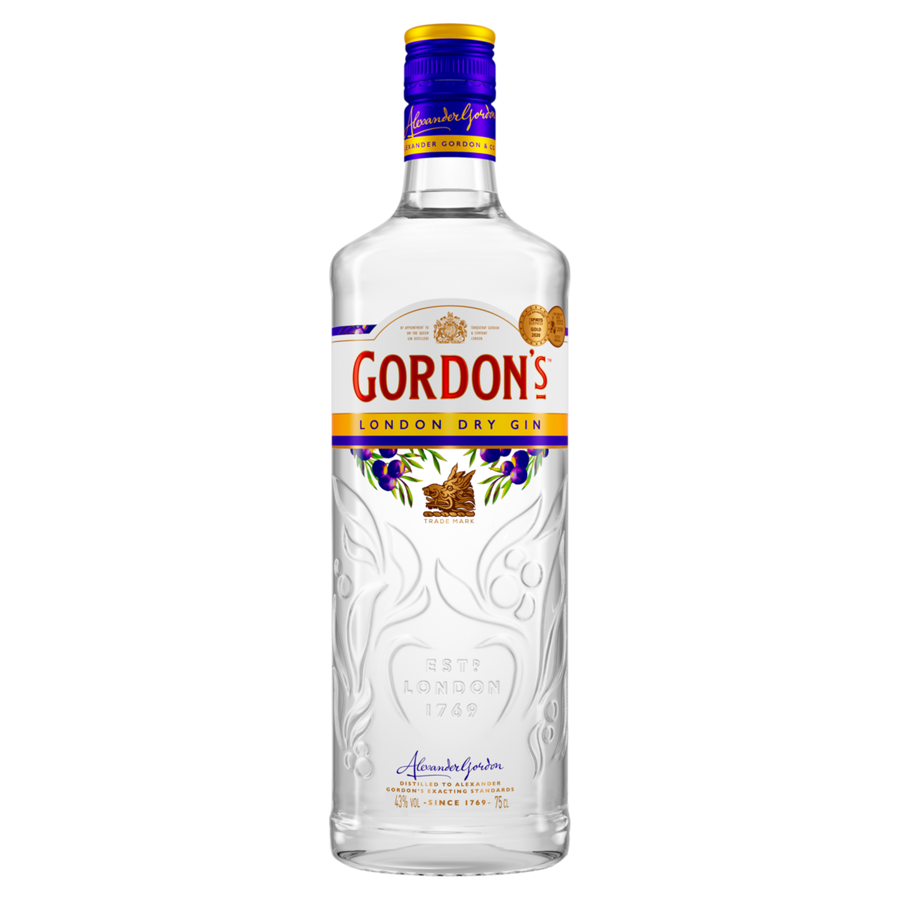 Gin London Dry Gordon's Garrafa 750ml