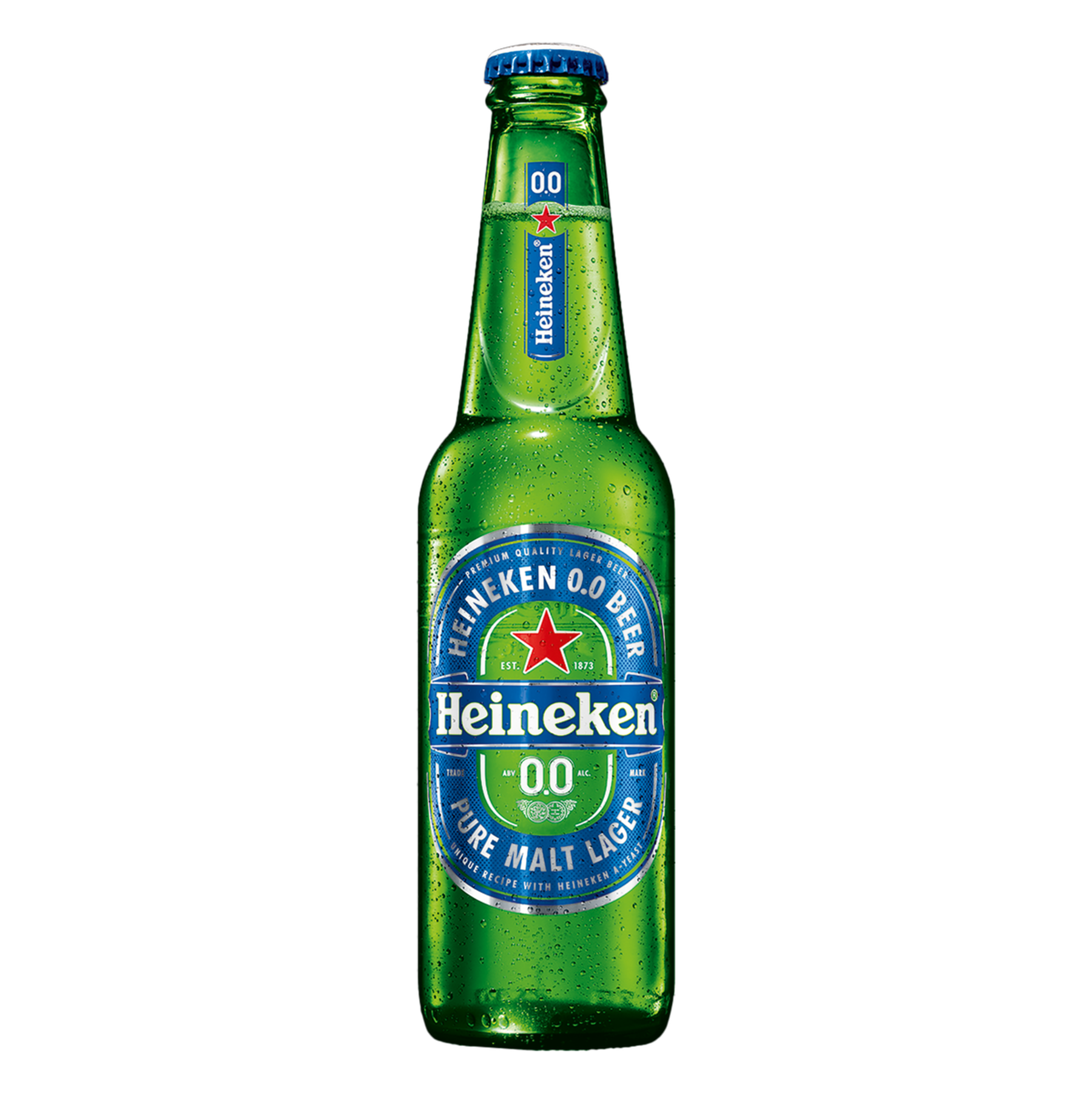 Cerveja Lager Premium Puro Malte Zero &Aacute;lcool Heineken Garrafa 330ml