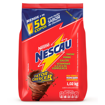 Achocolatado em Pó Nescau Nestlé Pacote 1,02kg