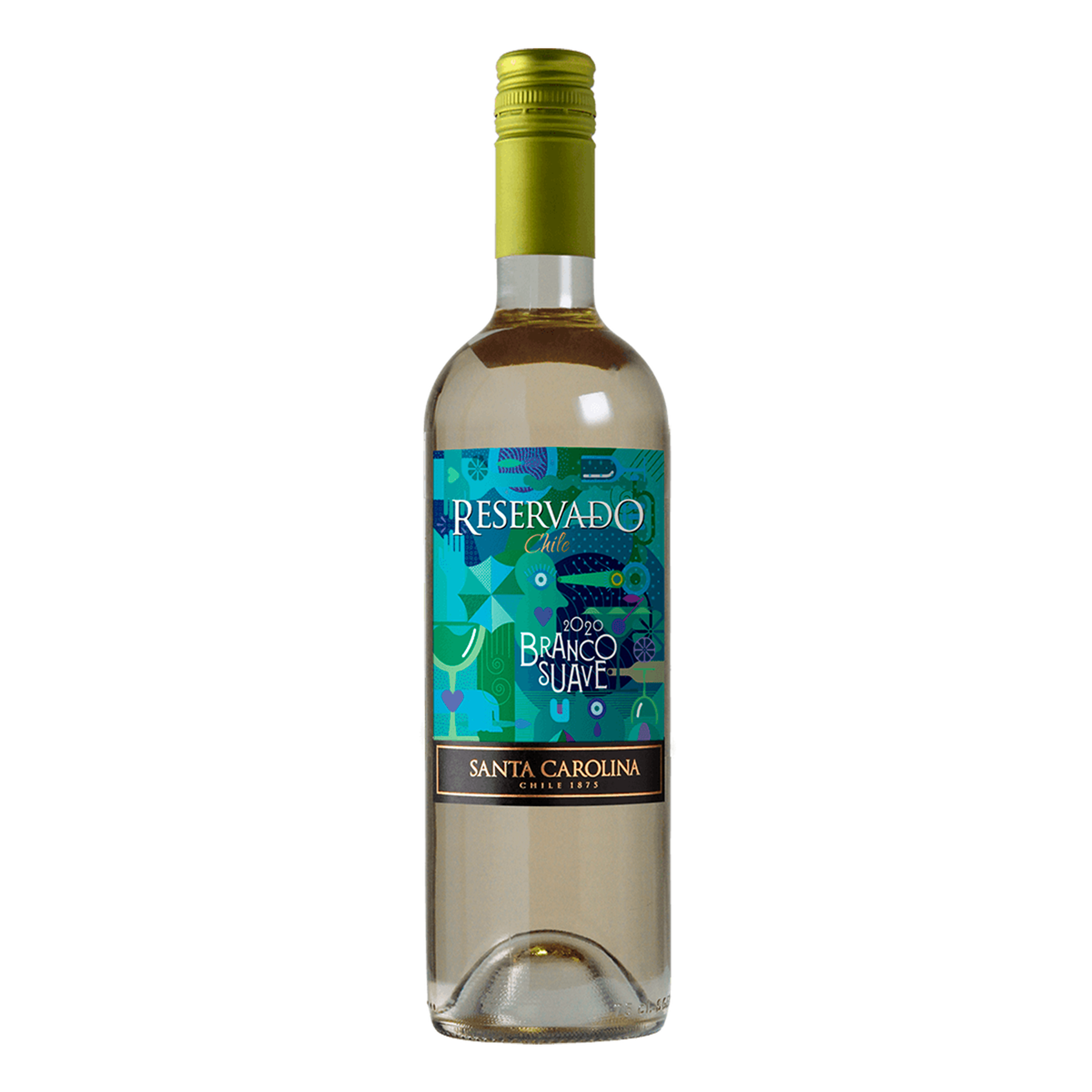 Vinho Branco Suave Reservado Santa Carolina Garrafa 750ml
