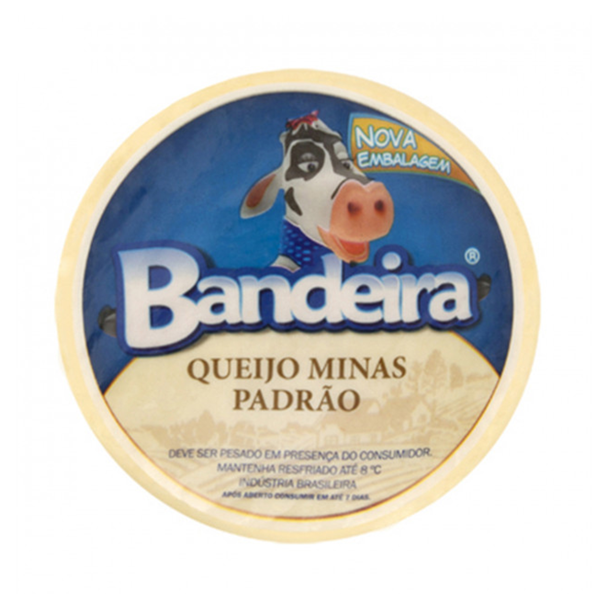 Queijo Minas Padr&atilde;o Bandeira aprox. 400g