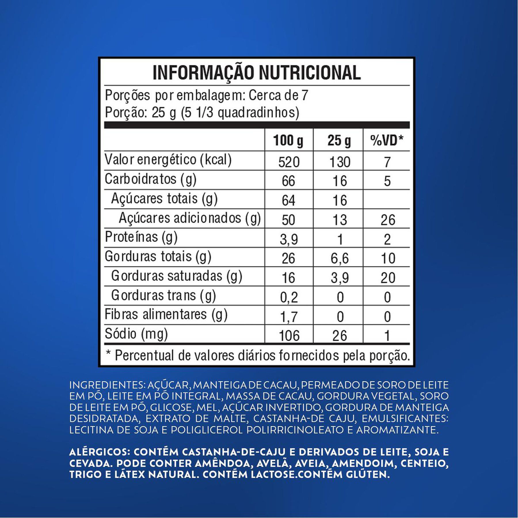 Barra de Chocolate ao Leite e Branco Diamante Negro + Laka Lacta Pacote 165g - Embalagem Tamanho Fam&iacute;lia