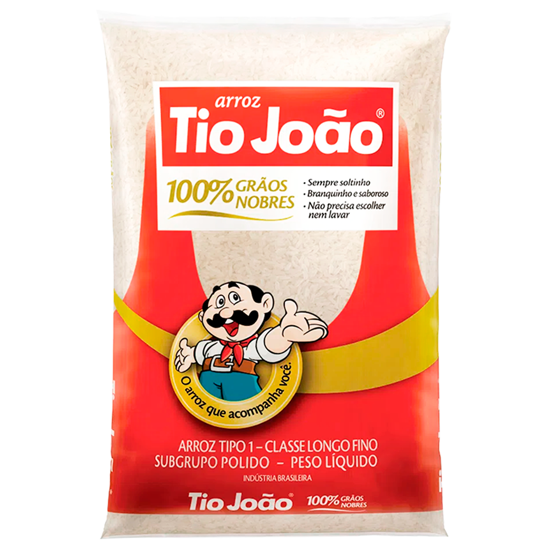 Arroz Tio João Pacote 5kg