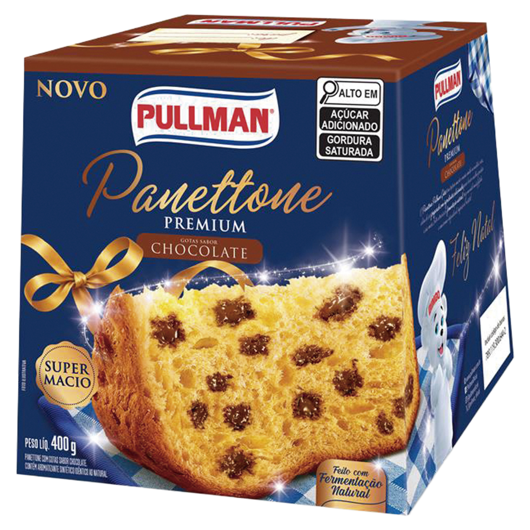 Panettone Gotas Pullman Caixa 400g