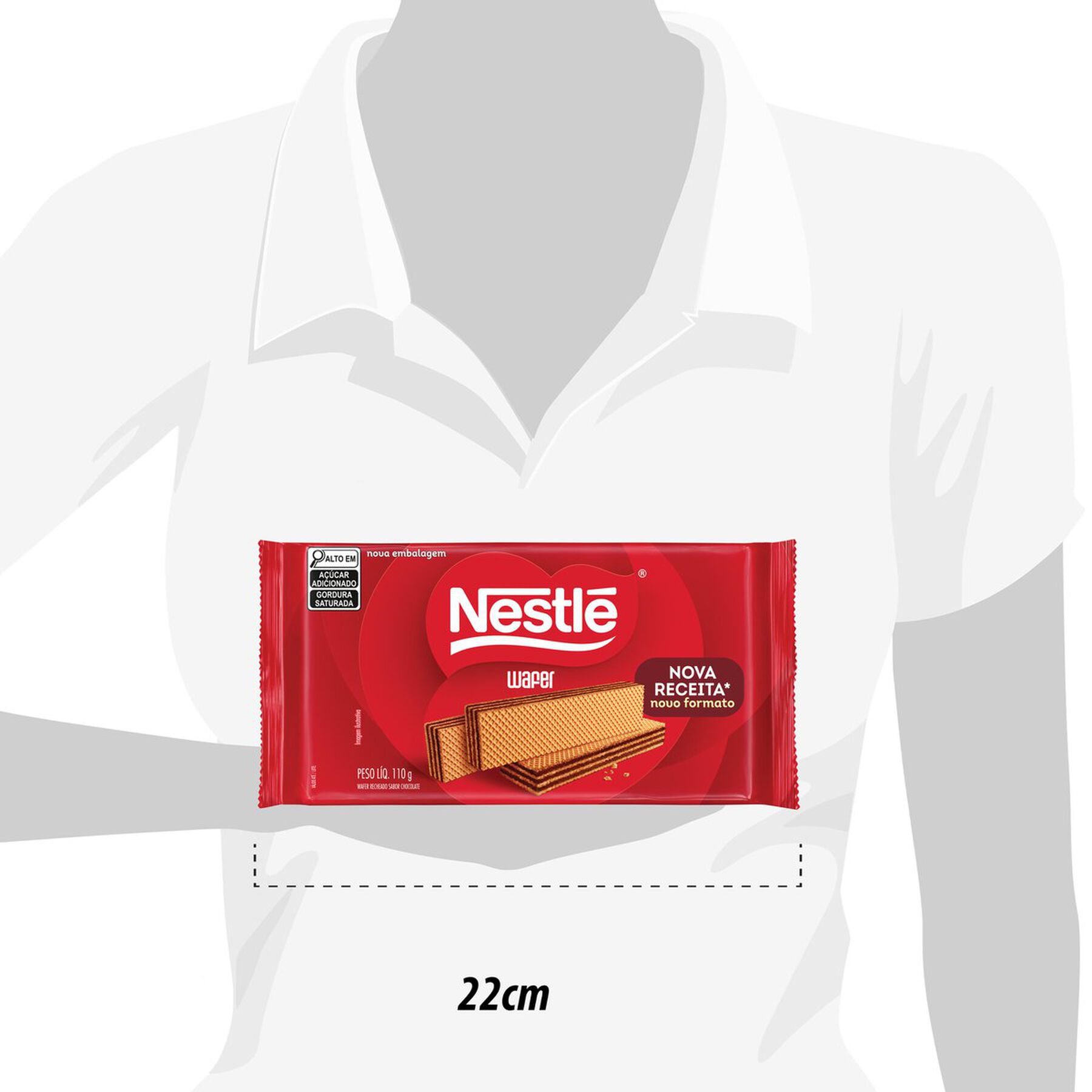 Biscoito Wafer Classic Nestlé 110g