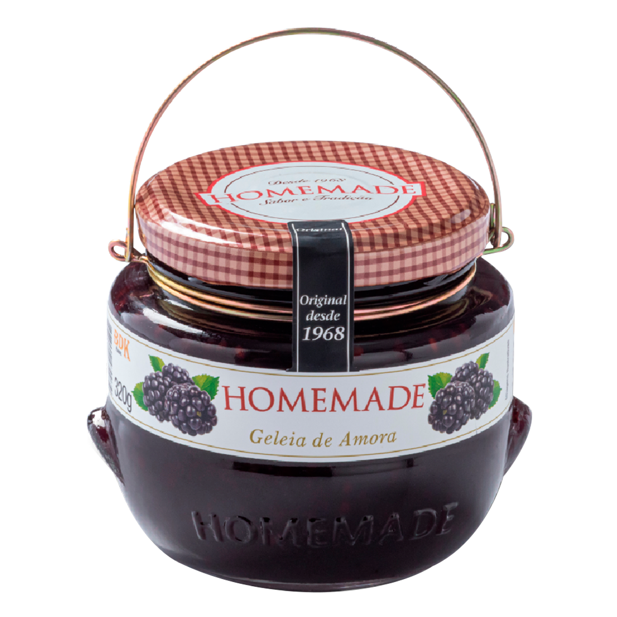 Geleia de Amora Homemade Vidro 320g