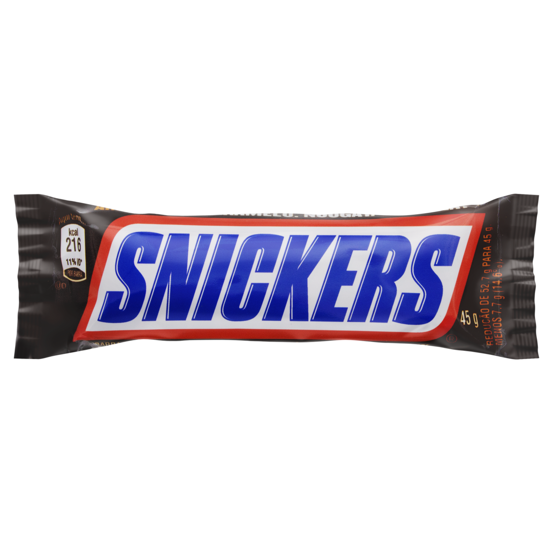 Bombom Snickers Pacote 45g