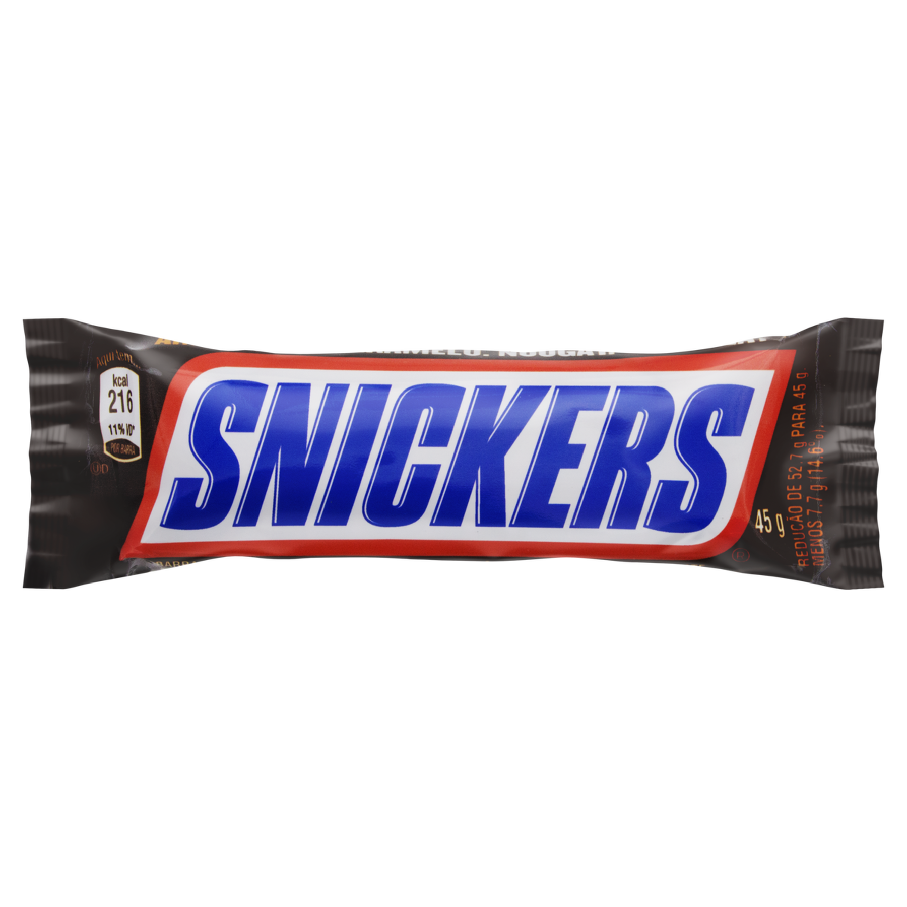 Bombom Snickers Pacote 45g