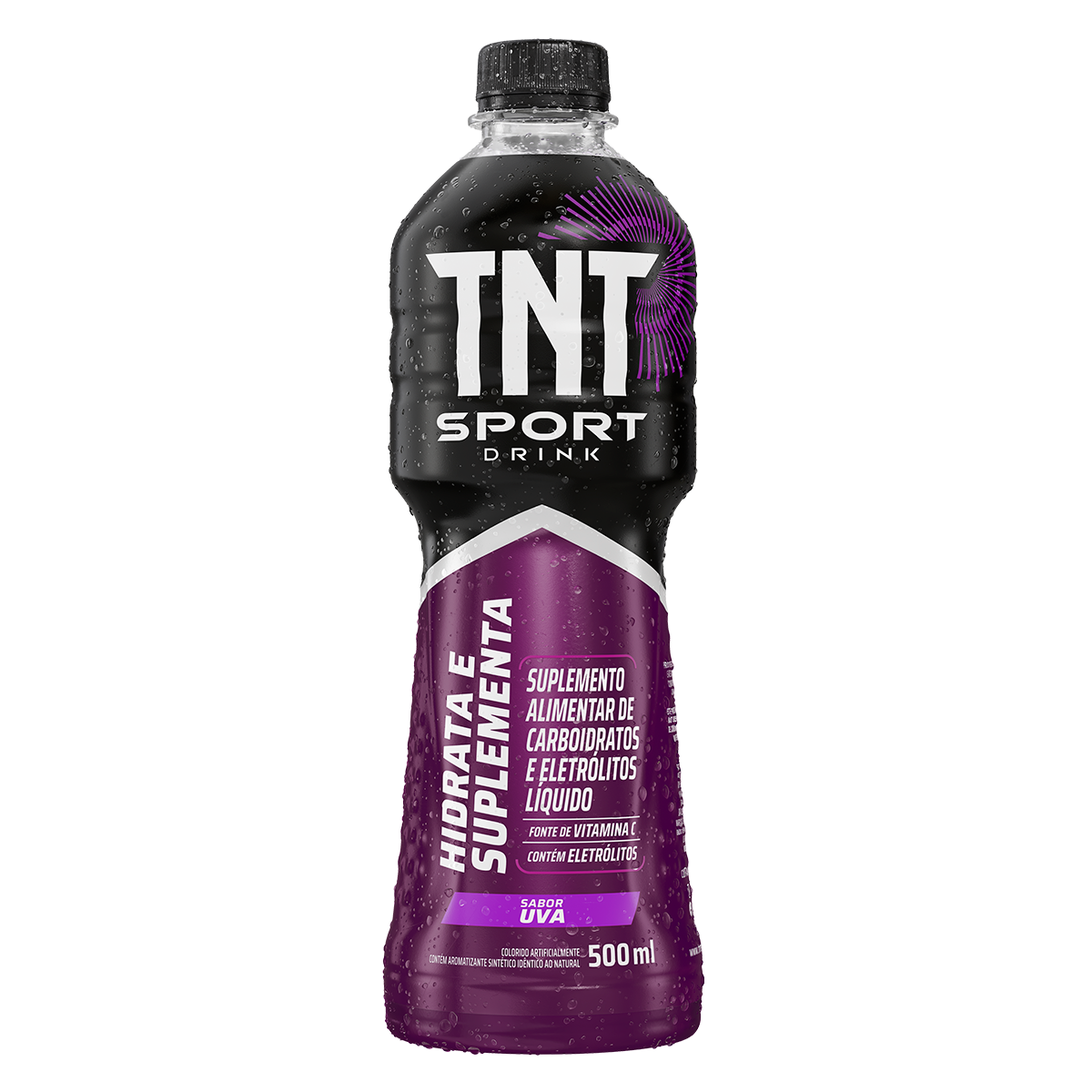Isot&ocirc;nico Uva Sport Drink TNT Garrafa 500ml