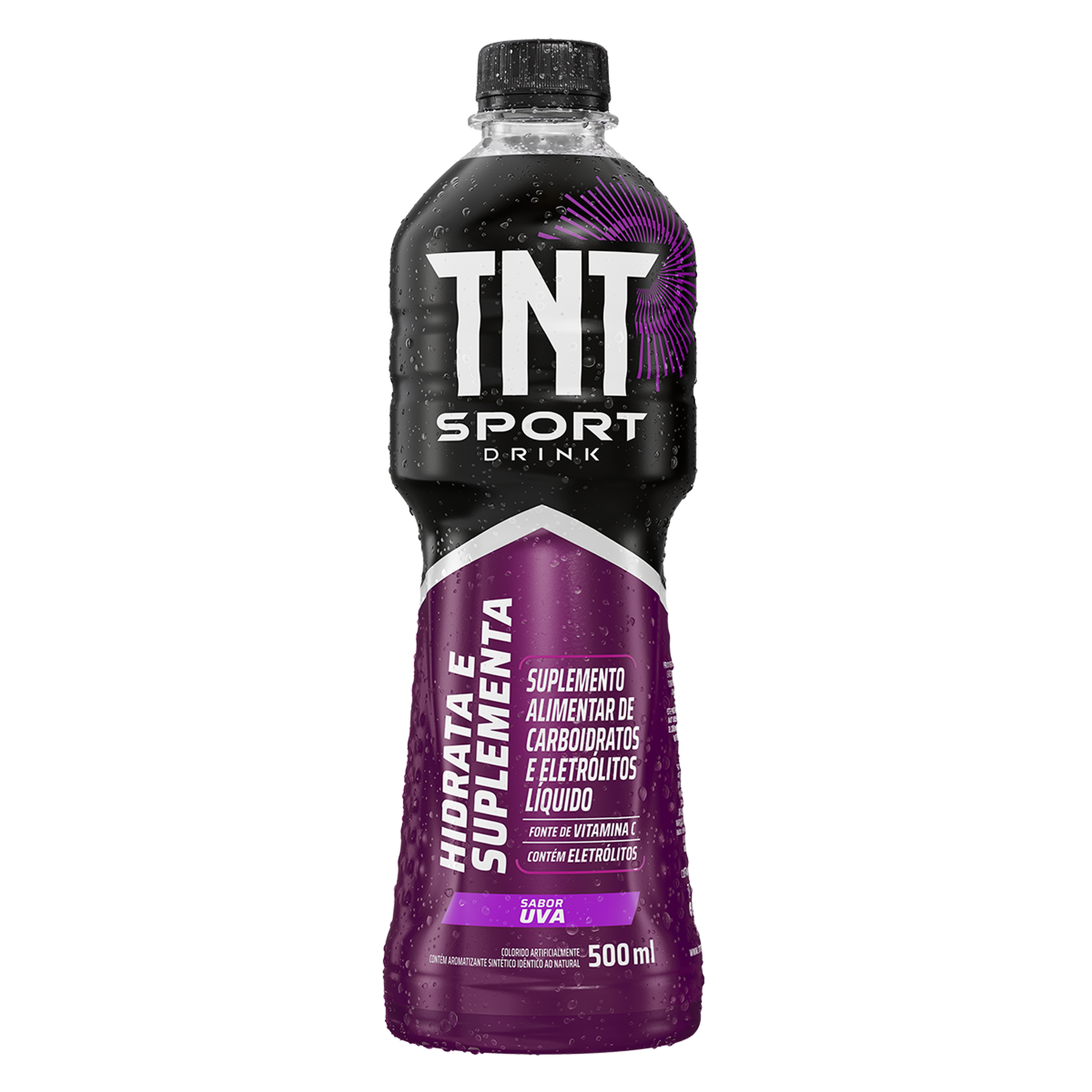 Isot&ocirc;nico Uva Sport Drink TNT Garrafa 500ml