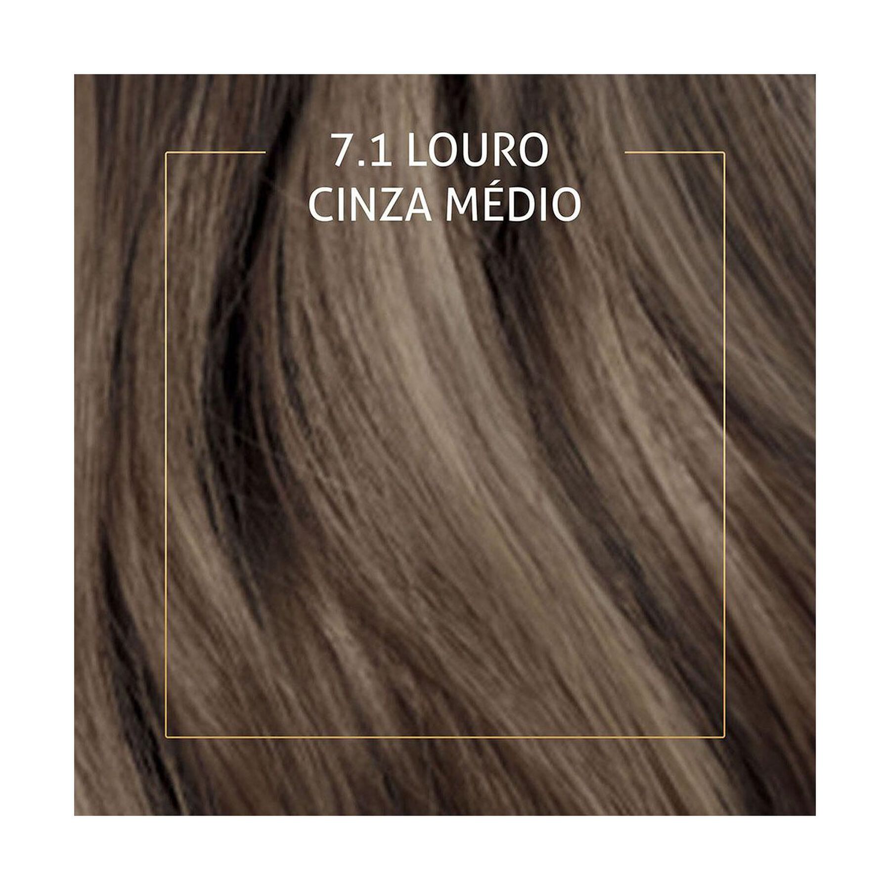 Tintura para Cabelo Louro Cinza Médio 7.1 Biocolor 