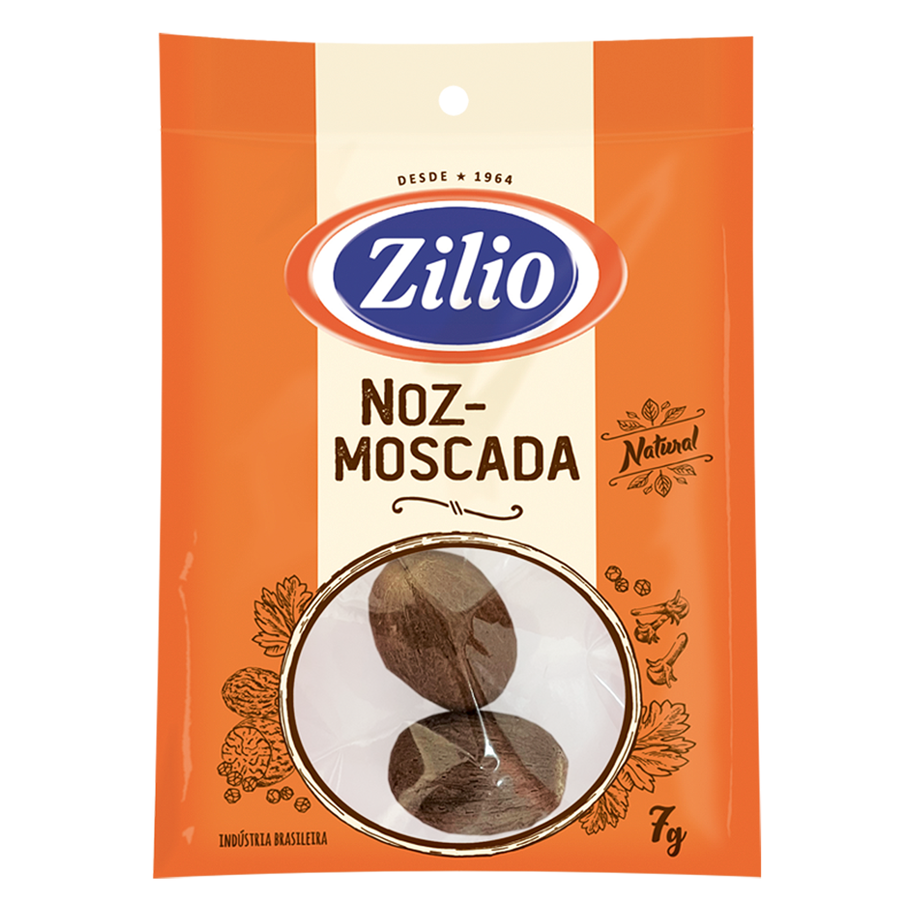Noz Moscada Zilio Inteira 7g