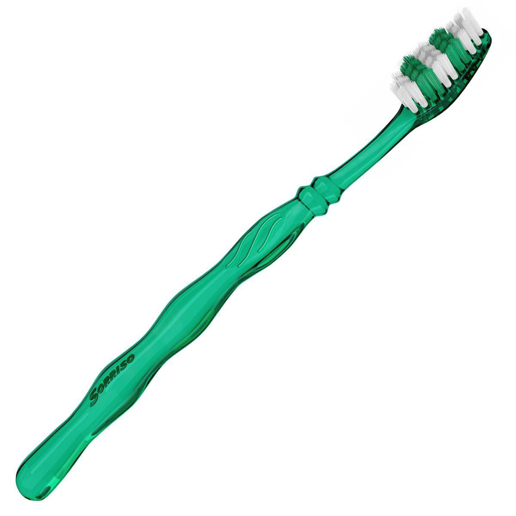 Escova Dental Macia Tripla Sorriso C/2 Unidades - Embalagem Pre&ccedil;o Especial