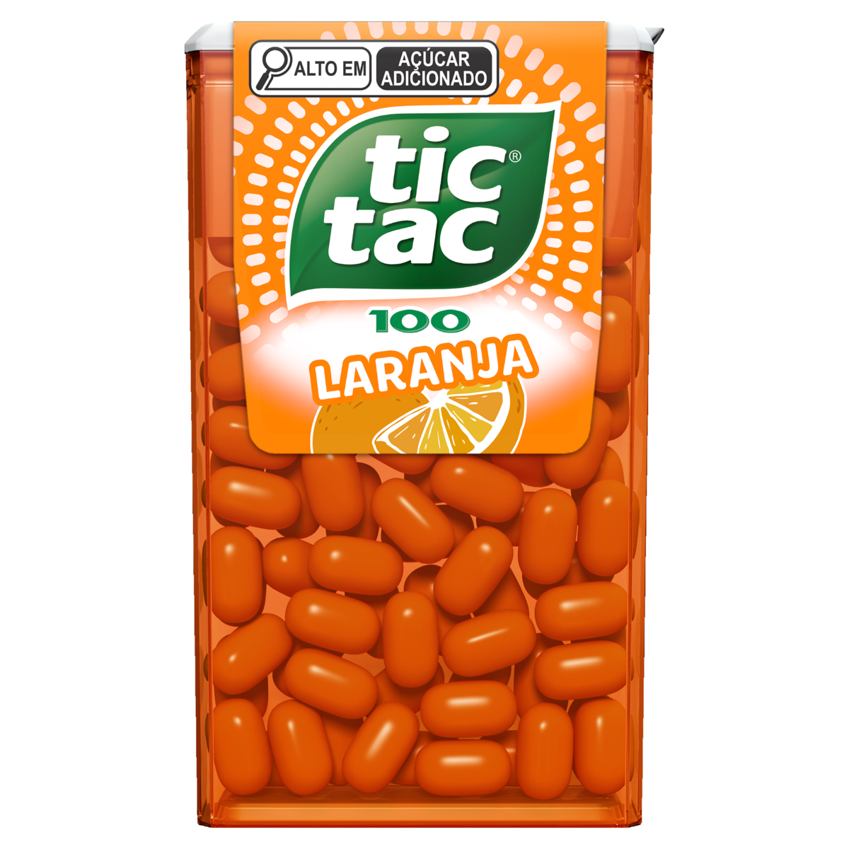 Pastilha Laranja Tic Tac Caixa 49g