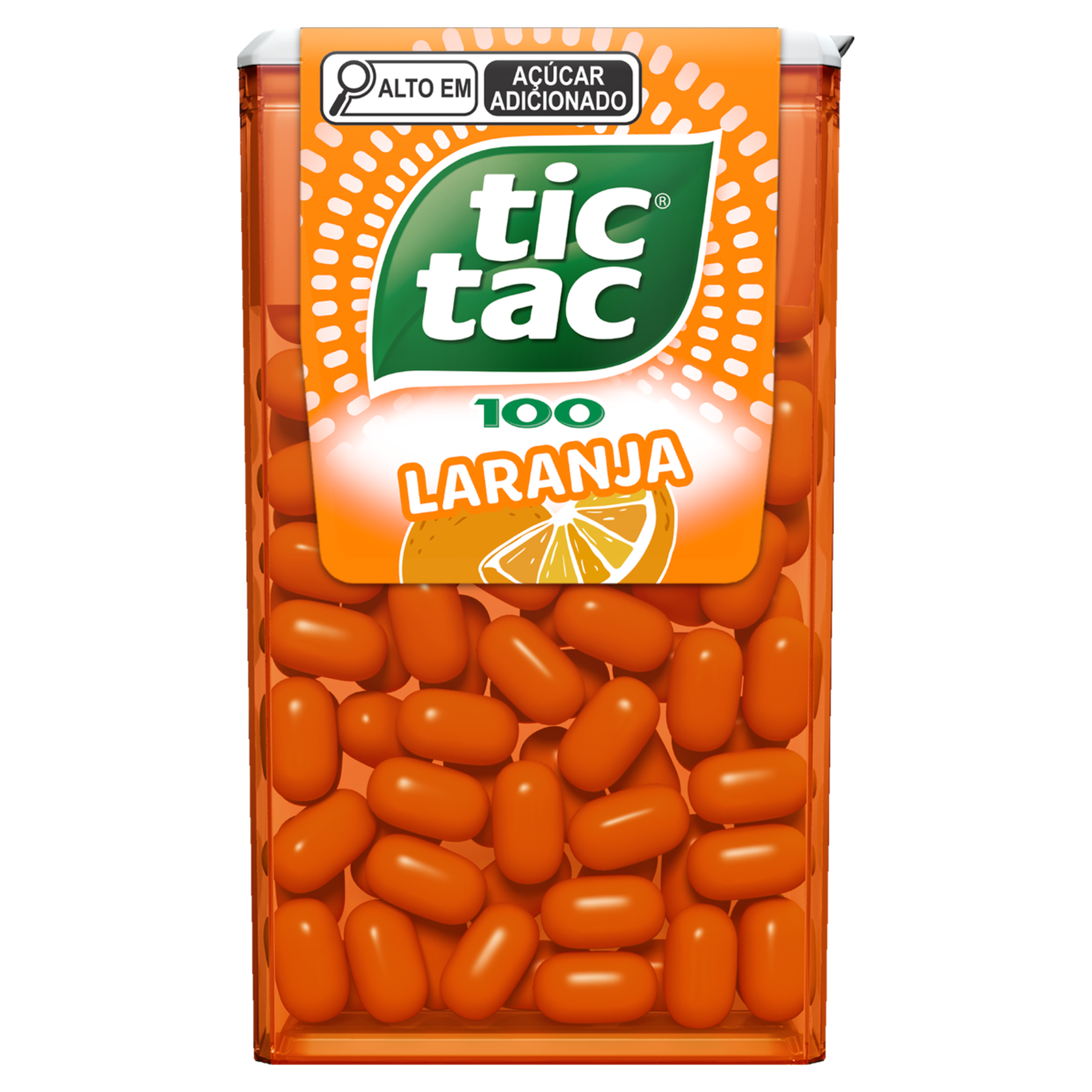Pastilha Laranja Tic Tac Caixa 49g
