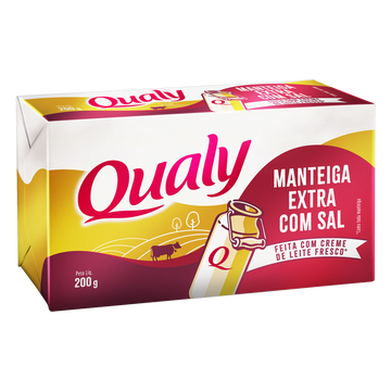 Manteiga Extra com Sal Qualy 200g