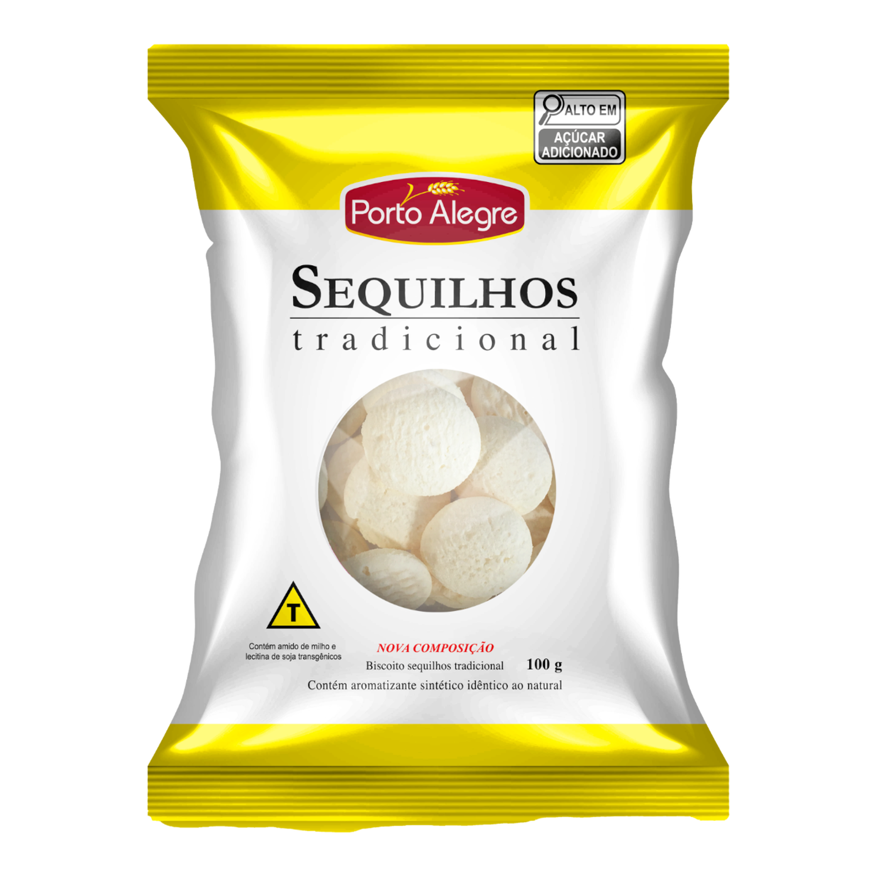 Biscoito Sequilhos Tradicional Porto Alegre Pacote 100g