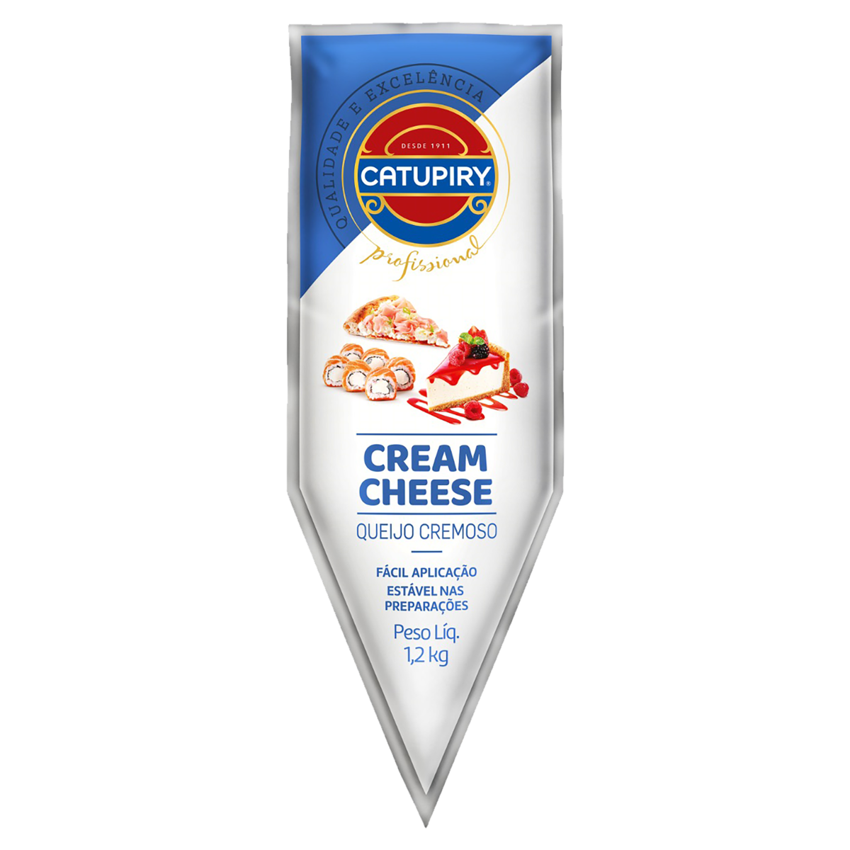 Queijo Cream Cheese Catupiry Profissional Bisnaga 1,2kg&nbsp;