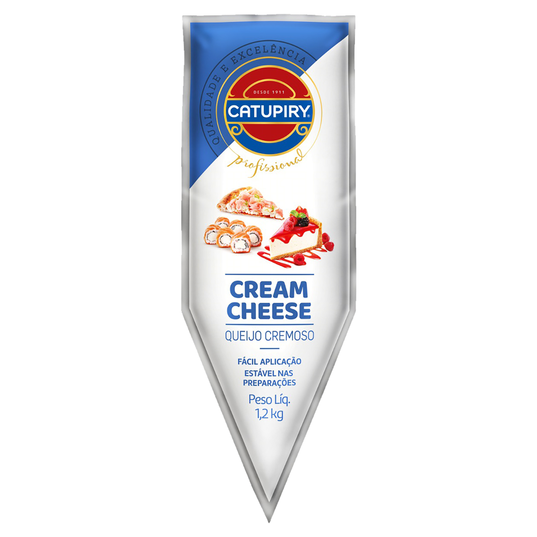 Queijo Cream Cheese Catupiry Profissional Bisnaga 1,2kg