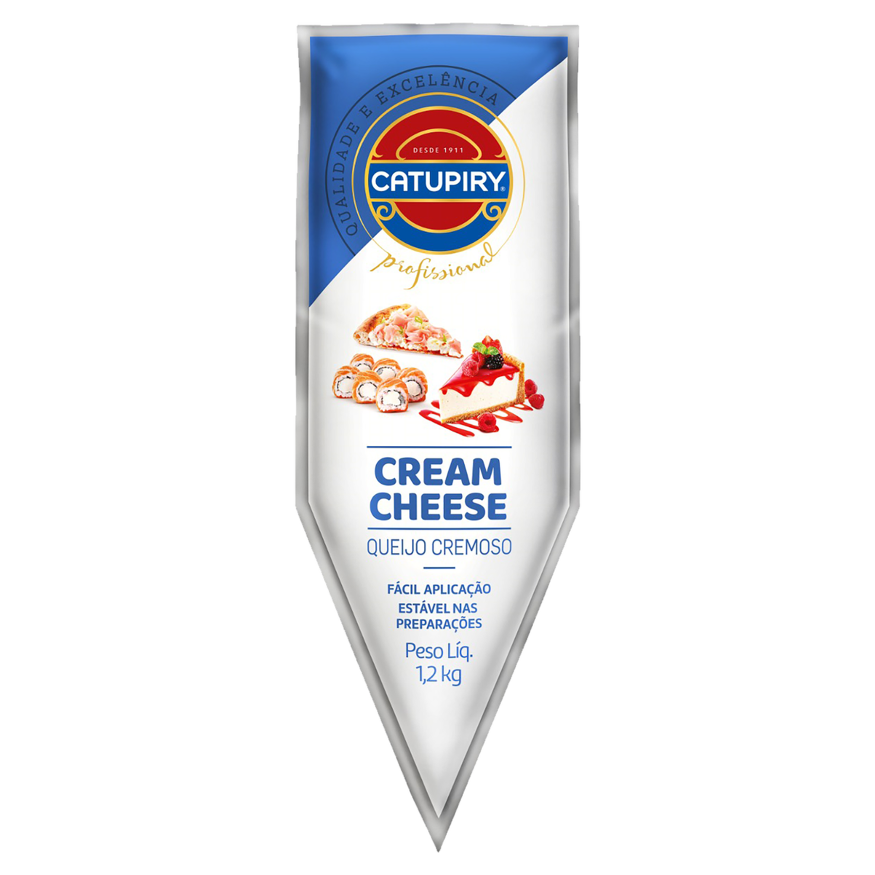 Queijo Cream Cheese Catupiry Profissional Bisnaga 1,2kg