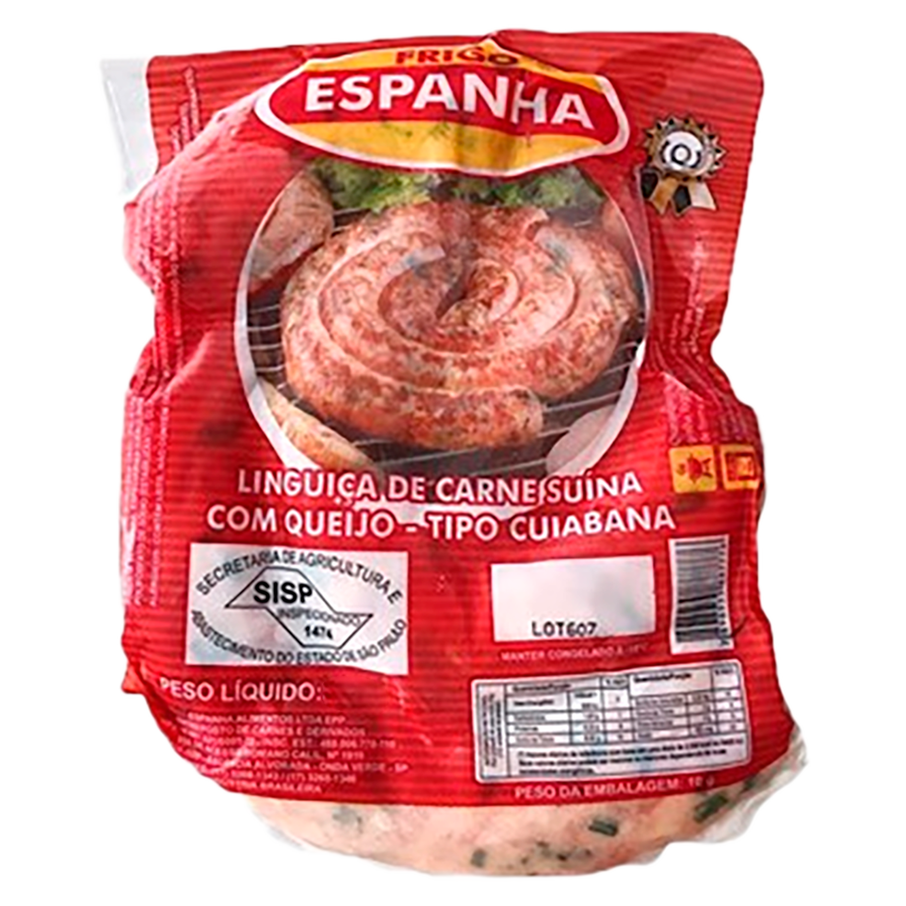 Lingui&ccedil;a Cuiabana Suina Espanha aprox. 840g