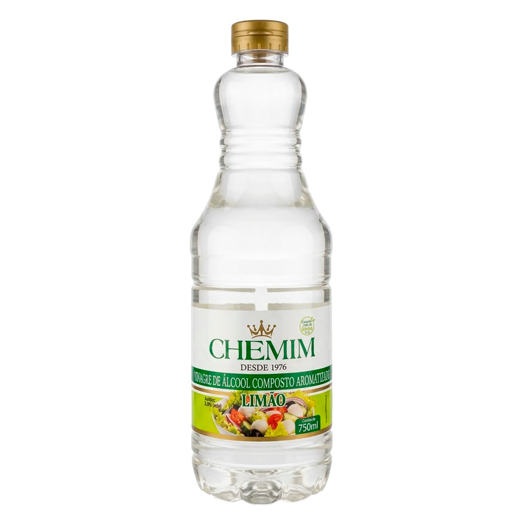 Vinagre de &Aacute;lcool Lim&atilde;o Chemim 750ml