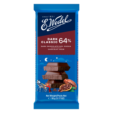 Chocolate Amargo 64% Cacau E.Wedel 90g